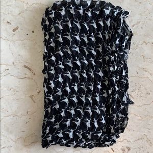 Black ballerina scarf
